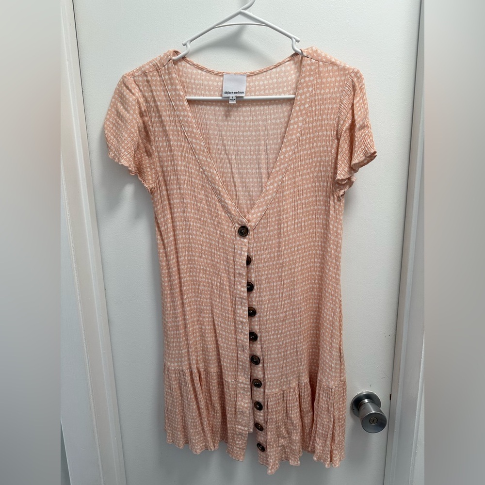 Button up dress